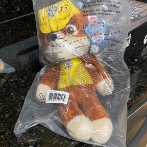 Paw Patrol Plush Toy - Yellow and Brown (Rubble)